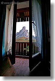 alto adige, dolomites, europe, gusela, gusela mountain, italy, long exposure, mountains, passo giau, vertical, windows, photograph