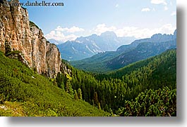 alto adige, dolomites, europe, gusela, horizontal, italy, mountains, passo giau, photograph