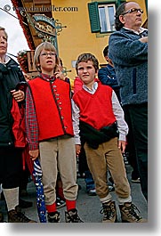 alto adige, childrens, costumes, dolomites, europe, italy, people, vertical, photograph