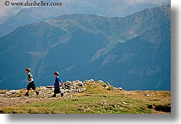 alto adige, childrens, dolomites, europe, horizontal, italy, mountains, people, photograph