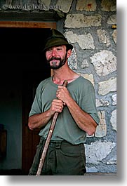 alto adige, dolomites, europe, italy, ladin, men, people, vertical, photograph