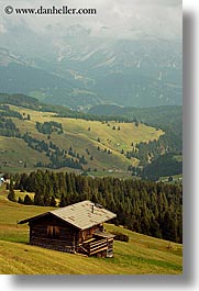 alto adige, dolomites, europe, houses, italy, rosengarten, vertical, photograph