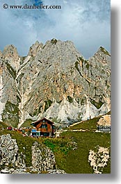 alto adige, dolomites, europe, italy, rifugio, rifugio roda di vael, roda di vael, rosengarten, vertical, photograph