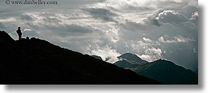 alpe, alto adige, dolomites, europe, horizontal, italy, panoramic, silhouettes, suisi, photograph