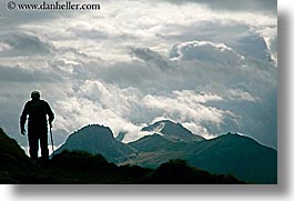 alpe, alto adige, dolomites, europe, horizontal, italy, silhouettes, suisi, photograph