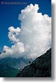 images/Europe/Italy/Dolomites/Silhouettes/hiker-mtn-edge-clouds-5.jpg