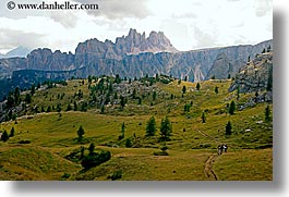 alto adige, dolomites, europe, formin, hikers, horizontal, italy, mezzo, val orsolina, photograph