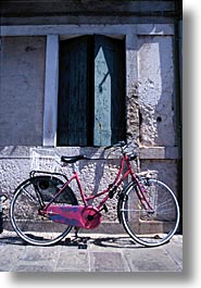 bicycles, europe, italy, po river valley, valley, vertical, photograph