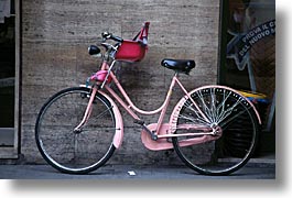 bicycles, europe, horizontal, italy, po river valley, valley, photograph