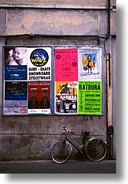 bicycles, europe, italy, po river valley, valley, vertical, photograph