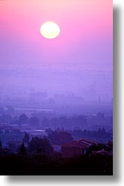 countryside, europe, italy, po river valley, sunrise, valley, vertical, photograph