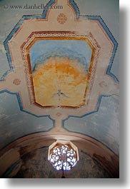 alberobello, ceilings, europe, frescoes, italy, puglia, vertical, photograph