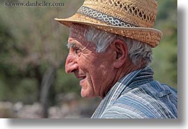 alberobello, europe, farmers, hats, horizontal, italy, old, people, puglia, straws, photograph