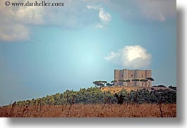 andria, castel del monte, castles, europe, horizontal, italy, octogonal, puglia, photograph