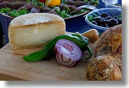 cheese, europe, foods, horizontal, italy, onions, puglia, photograph