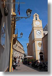 clock tower, europe, gallipoli, italy, puglia, vertical, photograph