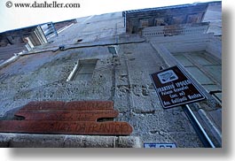 europe, frantoio, gallipoli, horizontal, ipogeo, italy, olive press, perspective, puglia, signs, upview, photograph