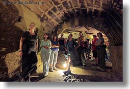 europe, gallipoli, hearing, horizontal, interprertation, italy, olive press, people, puglia, tourists, visitors, photograph