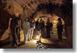 europe, gallipoli, hearing, horizontal, interprertation, italy, olive press, people, puglia, tourists, visitors, photograph