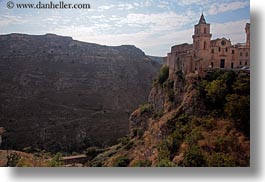 churches, cliffs, europe, horizontal, italy, matera, puglia, photograph