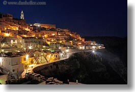 buildings, cityscapes, europe, horizontal, italy, long exposure, matera, nite, puglia, structures, towns, photograph