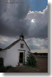 churches, clouds, europe, italy, masseria murgia albanese, noci, puglia, small, vertical, photograph