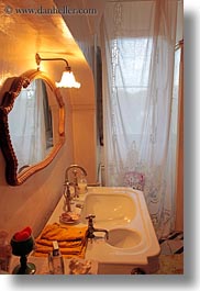 bathrooms, europe, houses, italy, masseria murgia albanese, noci, puglia, sink, vertical, photograph