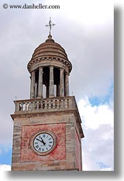 clock tower, europe, italy, noci, puglia, vertical, photograph
