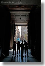 doors, europe, italy, open, people, puglia, silhouettes, taranto, vertical, photograph