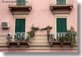 balconies, europe, horizontal, italy, laundry, puglia, taranto, towns, windows, photograph