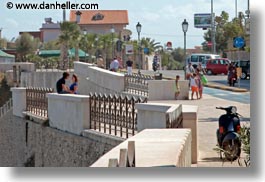 couples, europe, horizontal, italy, people, puglia, seaside, teenage, trani, walls, photograph