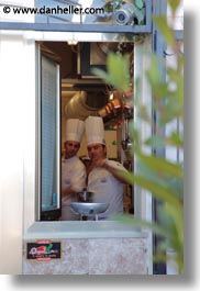 chefs, europe, italy, people, puglia, trani, two, vertical, windows, photograph