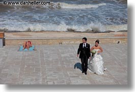 couples, europe, horizontal, italy, people, puglia, sunbathing, trani, wedding, womens, photograph