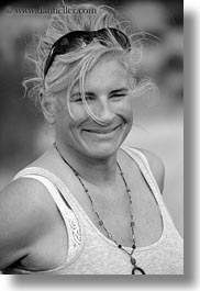 black and white, clothes, emotions, europe, evie, evie sheppard, grey, hair, italy, people, puglia, smiles, sunglasses, tourists, vertical, womens, photograph