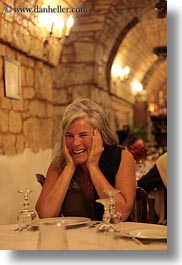 dining, emotions, europe, evie, evie sheppard, grey, hair, italy, people, puglia, smiles, tourists, vertical, womens, photograph