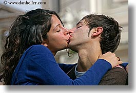 activities, conceptual, couples, europe, horizontal, italy, kissing, people, romantic, rome, photograph