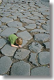 boys, childrens, cobblestones, europe, italy, jacks, people, rome, toddlers, vertical, photograph