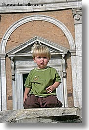 boys, childrens, europe, italy, jacks, people, rome, stones, toddlers, vertical, photograph