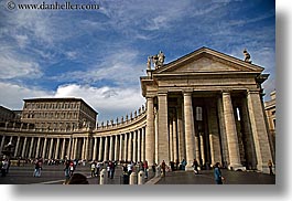 clouds, europe, horizontal, italy, nature, pillars, rome, sky, vatican, photograph