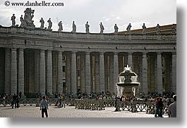 churches, europe, fountains, horizontal, italy, rome, st peters, vatican, photograph