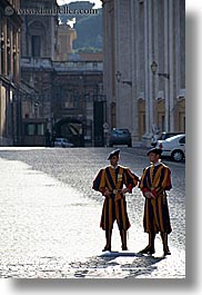 europe, guards, italy, rome, swiss, vatican, vertical, photograph