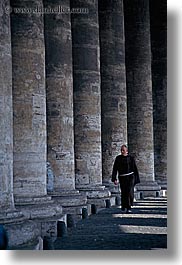 europe, italy, men, monks, people, pillars, rome, vatican, vertical, photograph