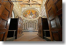 arts, basilica san miniato, basillica, buildings, churches, europe, florence, frescoes, horizontal, interiors, italy, long exposure, tuscany, photograph