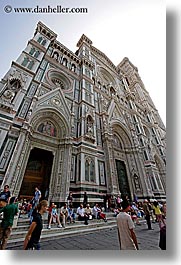 buildings, campanile di giotto, churches, europe, florence, italy, religious, tuscany, vertical, photograph