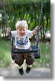 boys, childrens, crying, europe, florence, italy, jacks, motion blur, people, sad, swings, toddlers, tuscany, vertical, photograph