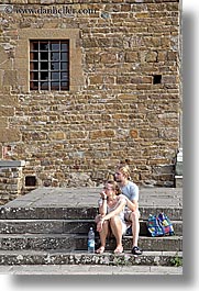couples, europe, florence, italy, men, people, romantic, sitting, tuscany, vertical, womens, photograph