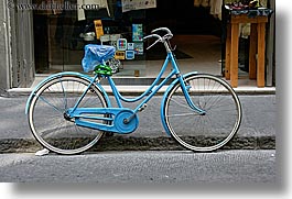 bicycles, europe, florence, horizontal, italy, streets, tuscany, photograph