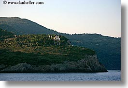 buildings, cliffs, europe, horizontal, houses, isola giglio, italy, towns, tuscany, photograph