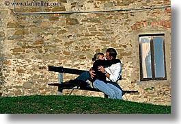 europe, horizontal, italy, kissing, lovers, populonia, towns, tuscany, photograph
