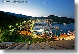 dusk, europe, harbor, horizontal, italy, long exposure, nite, porto ercole, towns, tuscany, photograph